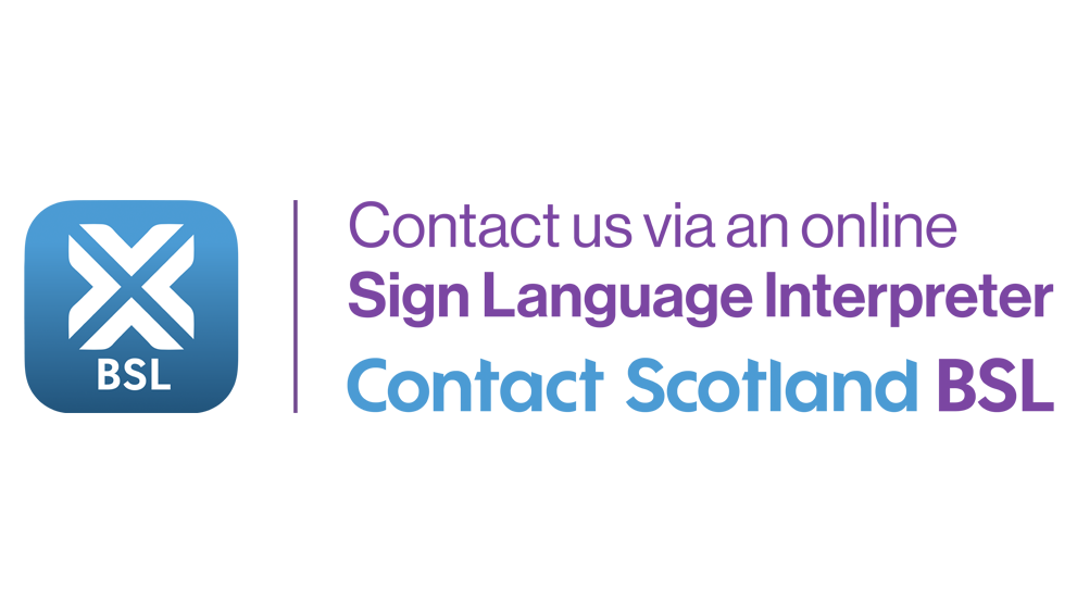 BSL users can contact us via an online BSL/English interpreter