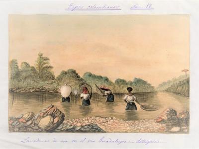 Price, Henry, Lavadoras de oro del río Guadalupe, Antioquia, 1852
