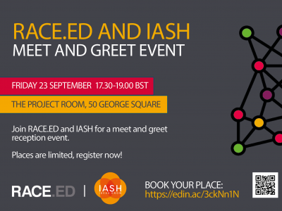 RACE.ED and IASH Networking Reception Event