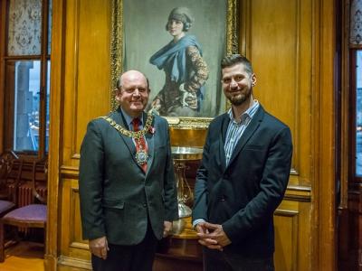 Ahsan Ridha Hassan and Lord Provost Frank Ross