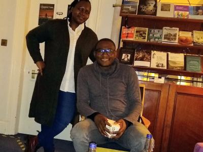 Thandi Soko-de Jong and Siphiwe Dube at IASH