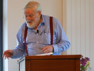 Michael Longley at the Corrymeela Peace Center in Ballycastle, Northern Ireland, in July 2012.
