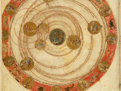 Planetary configuration for 18 March 816. Positions believed to be based on computation for the Sun and Moon and observations for the other five planets. (S. C. Mccluskey, Astronomies and Cultures in Early Medieval Europe, p. 141).